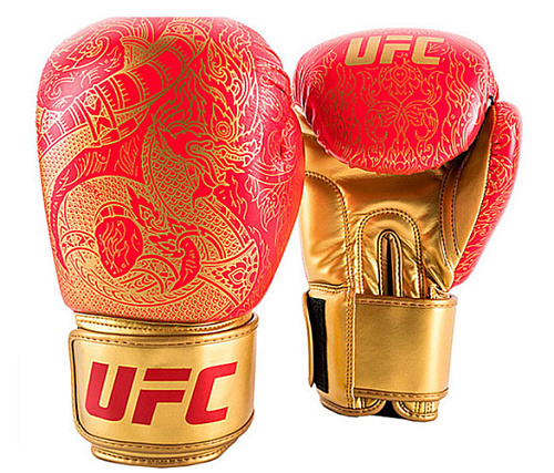 Купить Перчатки для бокса UFC PRO Thai Naga 12 Oz красные в Москве