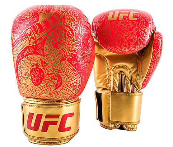 Перчатки для бокса UFC PRO Thai Naga 12 Oz красные