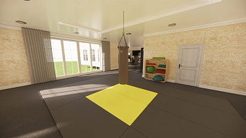 Оснащение тренажёрами спортивного зала на Новой Риге