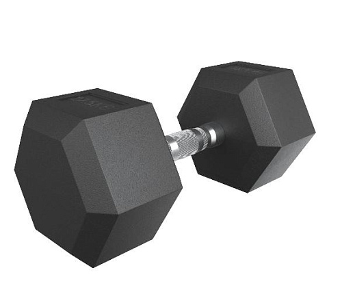 Гантель гексагональная обрезиненная Unix Fit 27,5 кг / шт.