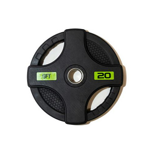 Купить Original FitTools Штанга олимпийская 128 кг (диски с двумя хватами, хромированный гриф) в Москве