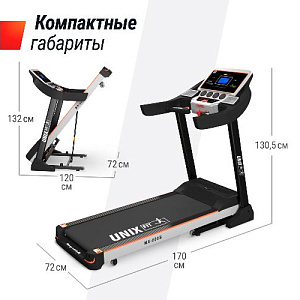 Купить Беговая дорожка Unix Fit MX-800S в Москве