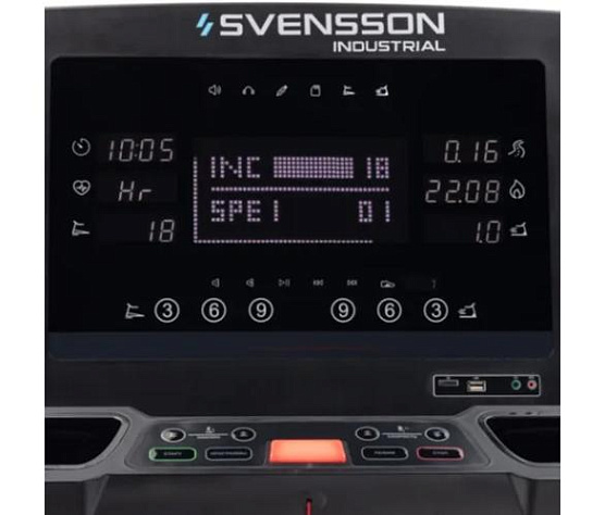 Беговая дорожка Svensson Industrial TECHART профессиональная фото3