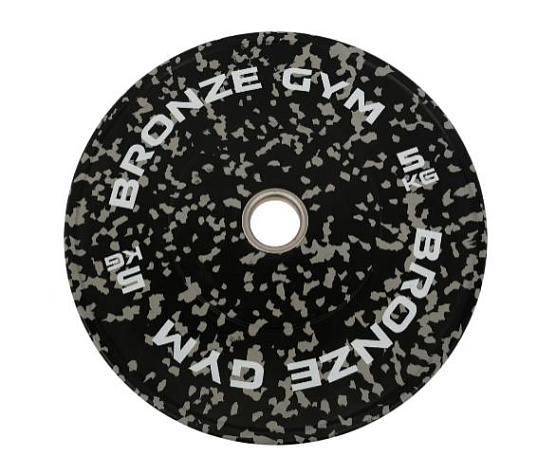 Диск бамперный Bronze Gym камуфляж серый 5 кг