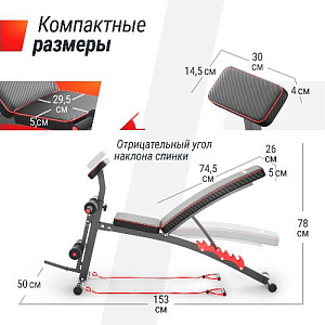 Купить Скамья Unix Fit BENCH 150 силовая универсальная в Москве