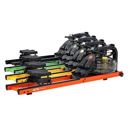 Гребной тренажер First Degree Fitness Neon Plus черный