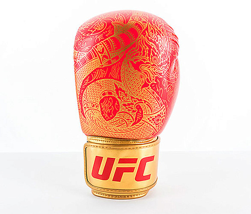 Перчатки для бокса UFC PRO Thai Naga 12 Oz красные