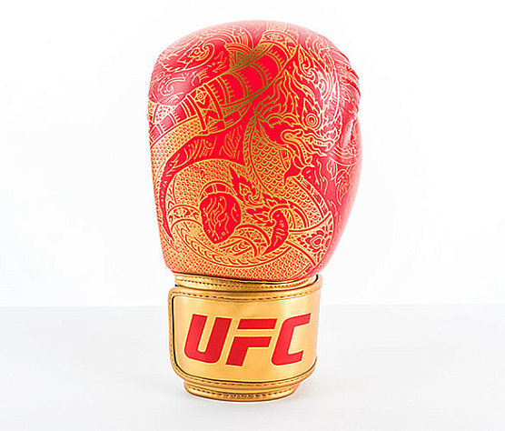 Перчатки для бокса UFC PRO Thai Naga 12 Oz красные фото2