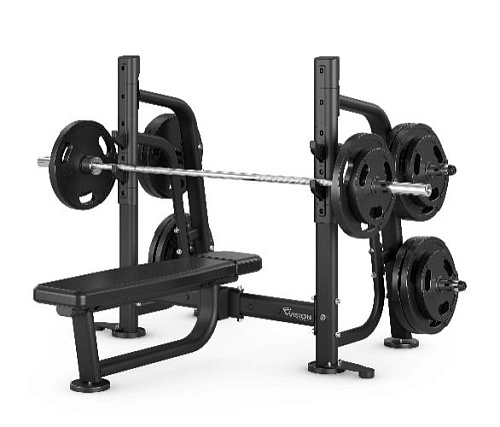 Купить Олимпийская горизонтальная скамья Vision Fitness VST600-FW78 в Москве