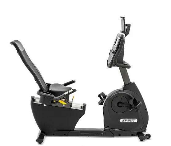 Велотренажер горизонтальный Spirit Fitness XBR55 черный фото3