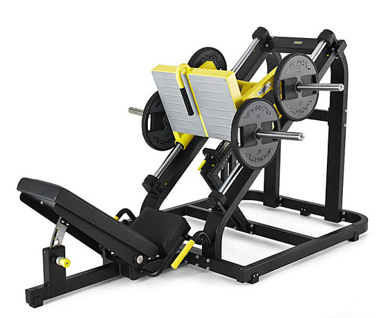 Нагружаемый дисками тренажер Technogym PURE STRENGTH Linear Leg Press