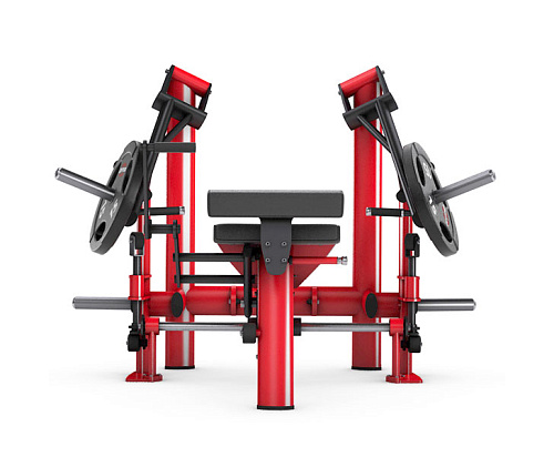 Жим от груди с отрицательным наклоном 12° с независимыми рычагами (50мм, лёгкий старт) Gym80 4346