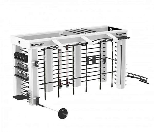 Настенный комплекс на 12 станций Queenax By Precor WALL SOLUTION 3D 5 m