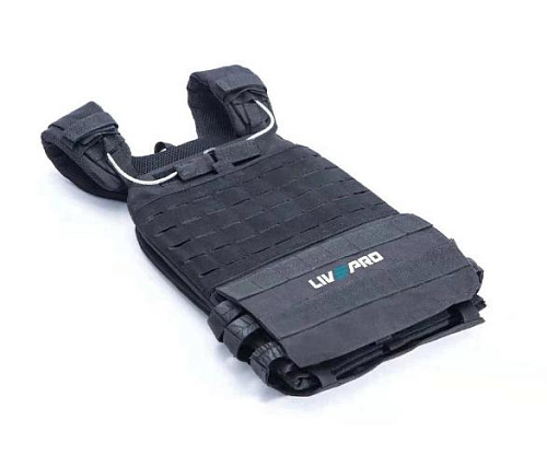 Жилет утяжеленный текстильный мужской Livepro LP8194-10 10 кг