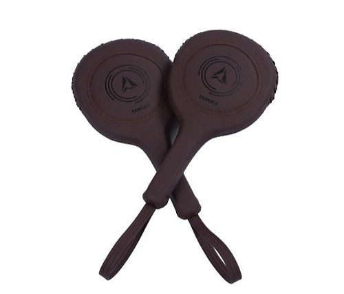 Купить Тренерские ракетки для бокса Targex коричневые в Москве