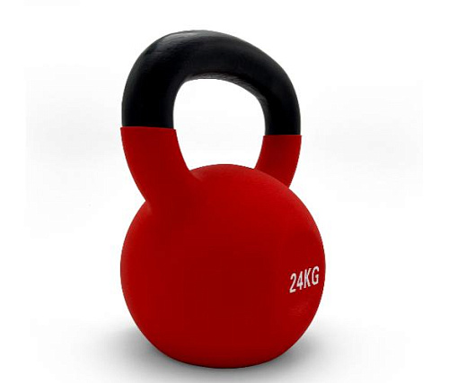 Гиря виниловая Unix Fit 24 кг красная Купить Гиря виниловая Unix Fit 24 кг красная в Москве