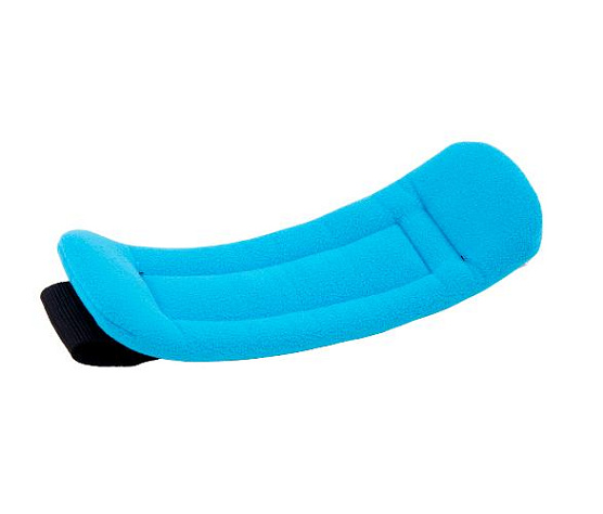 Ремень для тренировки мышц бедра и ягодиц регулируемый Original FitTools (F0-кольцо) синий фото3