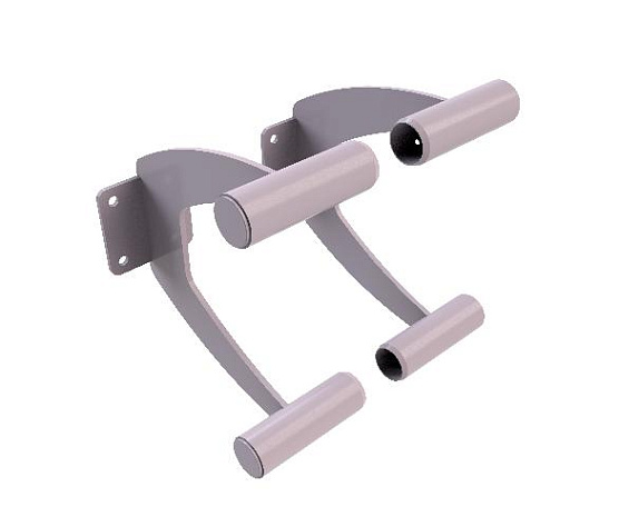 Original FitTools Опора для станка хореографического пристенного двухрядного Premium (крайние, пара)