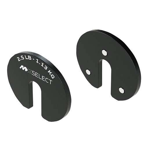 Веса дополнительные для гантелей MX Select, 1.13 кг, 4 шт с держателем