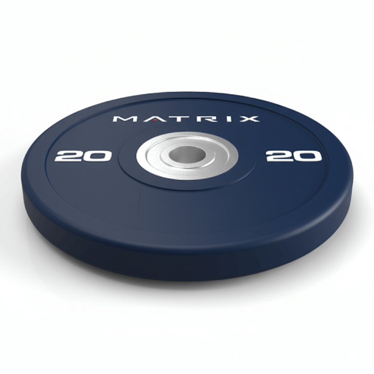 Matrix Fitness Urethane Colored Bumper Plate 5 кг, черный — фото 1