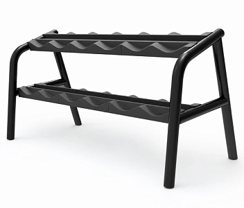 Стойка для гантелей с уретановым покрытием Technogym Urethane-Encased Dumbbell Rack