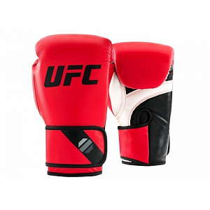 UFC Pro Fitness Перчатки тренировочные для спарринга красные - 12 Oz