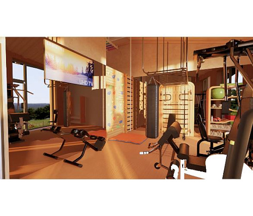 Шведская стенка Desire Regatta Sky Многофункциональный комплекс с элементами отделки частных яхт и рукоходом