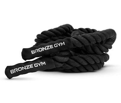 Канат тренировочный Bronze Gym 4,1 см х 9 м, 12 кг