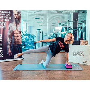 Купить Original FitTools Блок для йоги трехцветный премиум в коробке в Москве