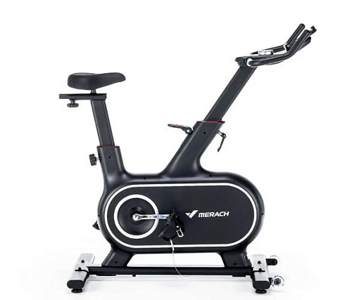 Велотренажер спин-байк Merach MR-S06 домашний черный (Black)