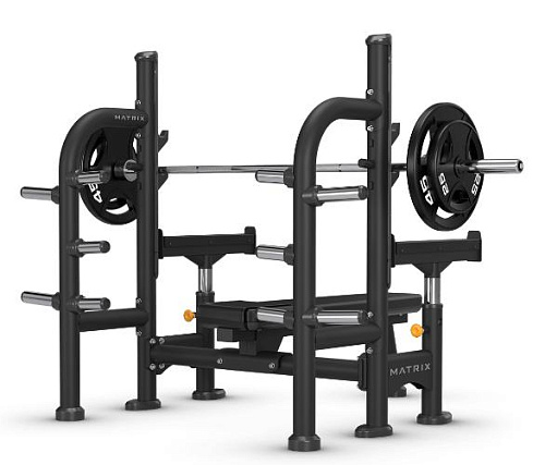 Скамья горизонтальная для жима с упорами Matrix Fitness MAGNUM MG-A78S