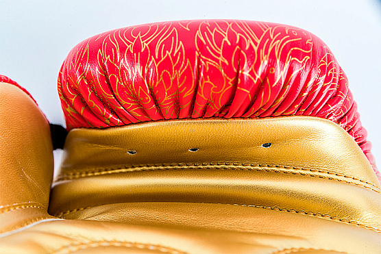 Перчатки для бокса UFC PRO Thai Naga 14 Oz красные фото10