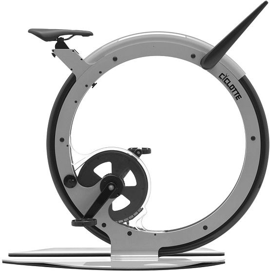 Вертикальный велотренажер Ciclotte Steel Pearl Light Grey
