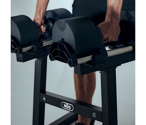 Наборные гантели 2–32 кг со стойкой NÜO