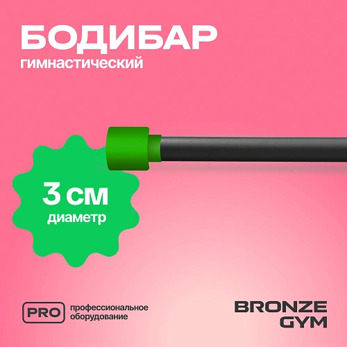 Гимнастическая палка бодибар Bronze Gym, 3 кг