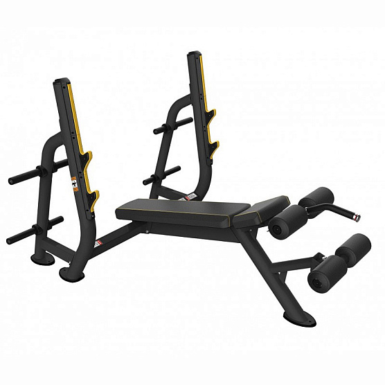 Олимпийская скамья с отрицательным наклоном Kraft Fitness KFODBY