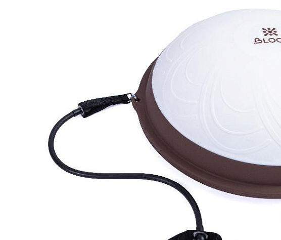 Полусфера балансировочная платформа Bloom Balance Trainer LB7052-1 47*15 см белая фото2