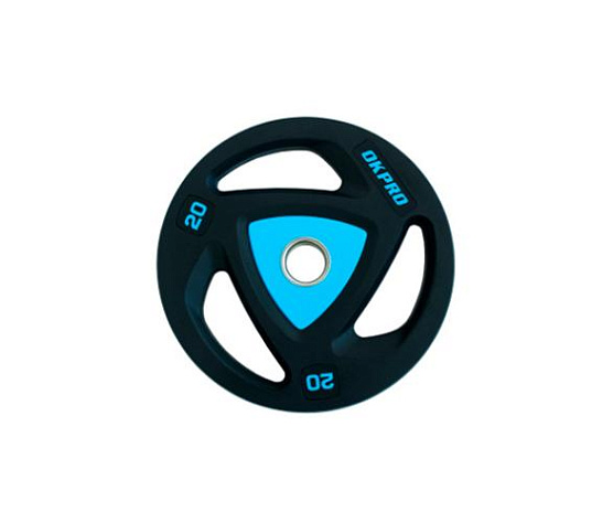 Original FitTools Диск олимпийский полиуретановый 20 кг OKPRO