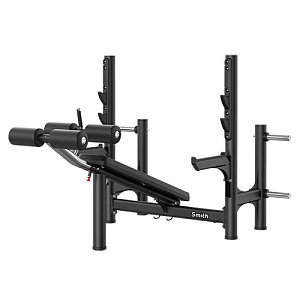 Smith Fitness Excellence Олимпийская скамья с отрицательным наклоном для жима RE6006