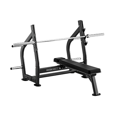 Скамья олимпийская для жима горизонтальная Bronze Gym RAVE RE55