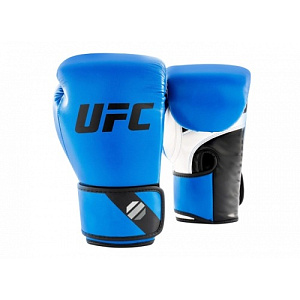 UFC Pro Fitness Перчатки тренировочные для спарринга голубые - 12 Oz