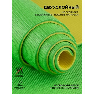 Купить Original FitTools Коврик для фитнеса Banana Lime в Москве