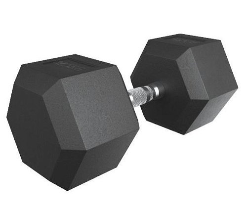 Гантель гексагональная обрезиненная Unix Fit 37,5 кг / шт.