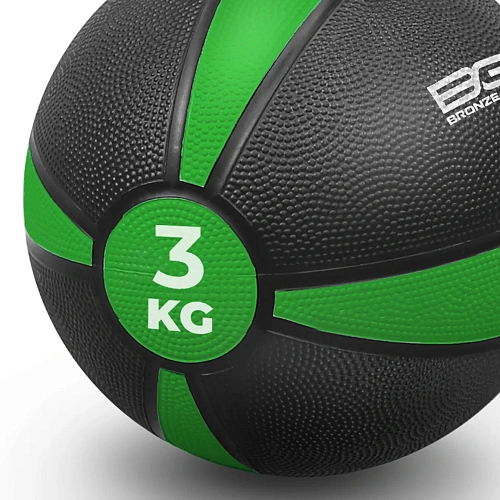 Медбол резиновый Bronze Gym 3 кг