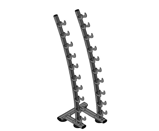 Стойка для гантелей 1-10 кг Rockit 61 х 65 х 145