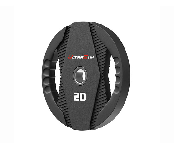 Ultra Gym Диски полиуретановые с двумя хватами UG2030С 15 кг