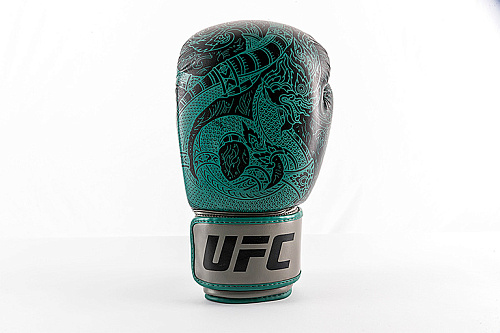Перчатки для бокса UFC PRO Thai Naga 16 Oz зеленые