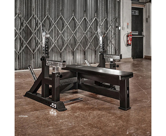 Олимпийская скамья горизонтальная Primal PSWB0506 (со страховочной платформой) фото3