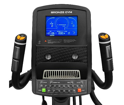 Эллиптический тренажер Bronze Gym X800M (профессиональный, с автонаклоном)