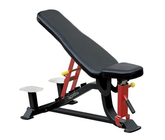Усиленная многопозиционная скамья с платформой для страхующего Aerofit Impulse SL7012 фото1
